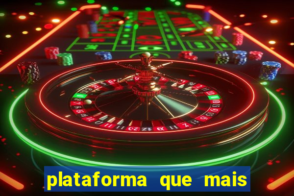 plataforma que mais paga no fortune tiger